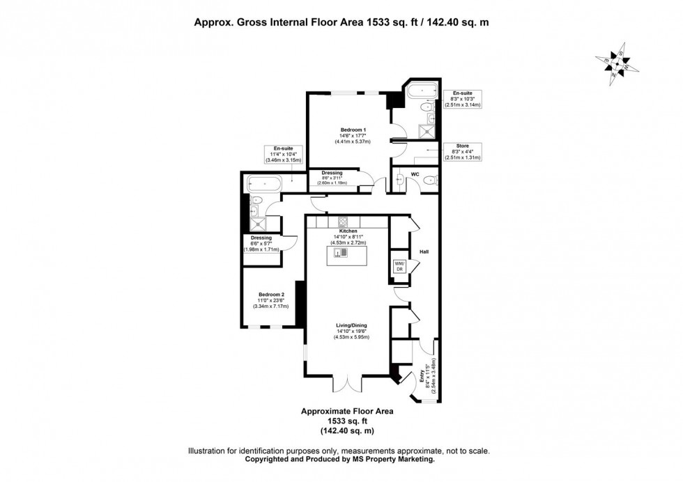 Floorplan for Mill Mount, York
