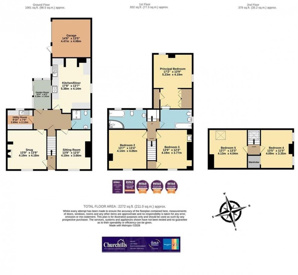 Floorplan for Tholthorpe, York