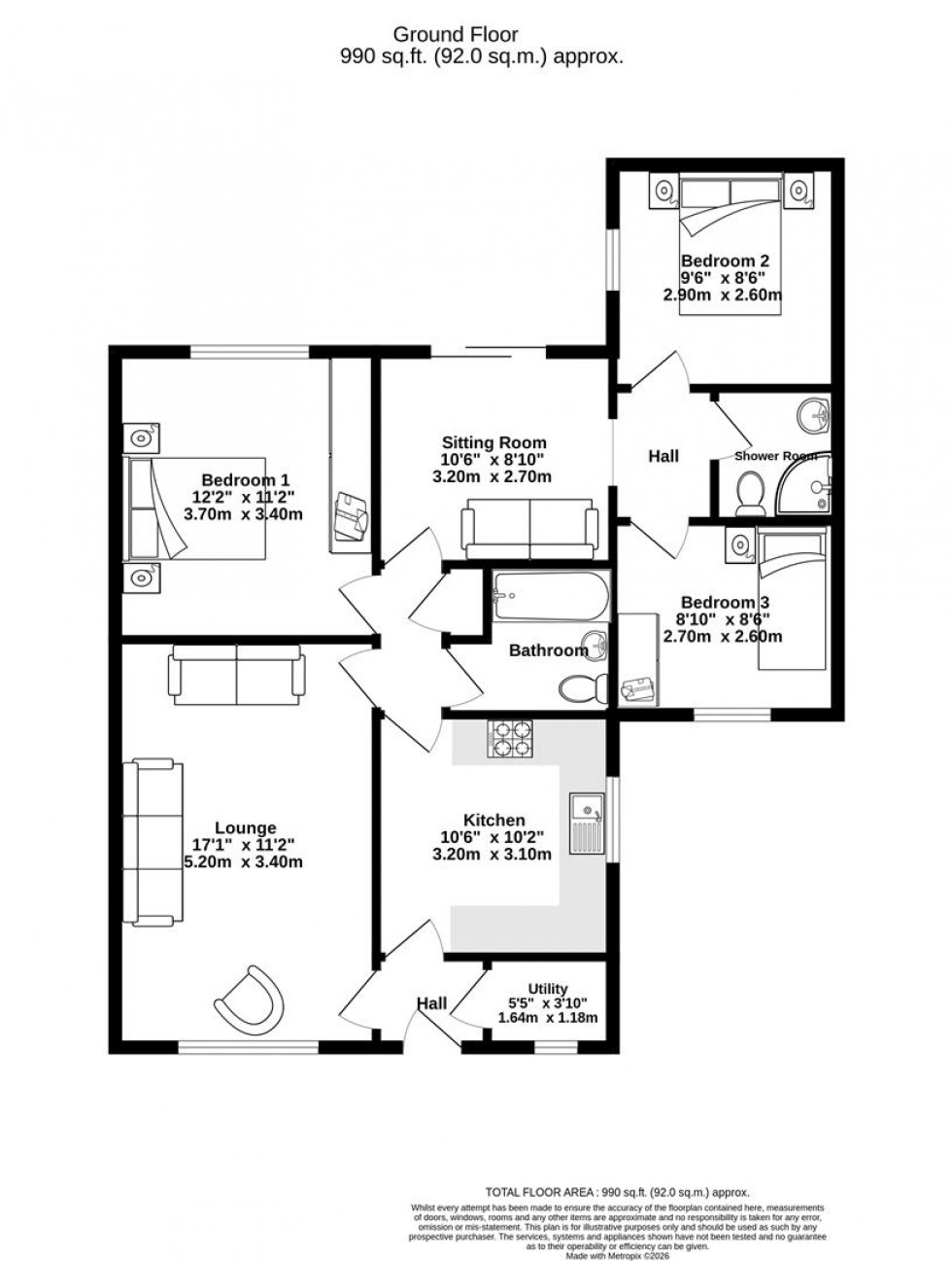 Floorplan for Courtneys, Wheldrake