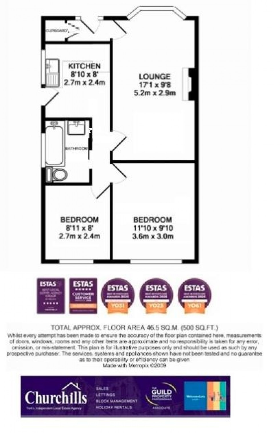 Floorplan for Gale Road, Alne, York