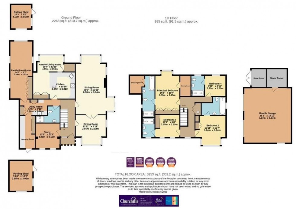 Floorplan for Thirsk Road, Easingwold, York