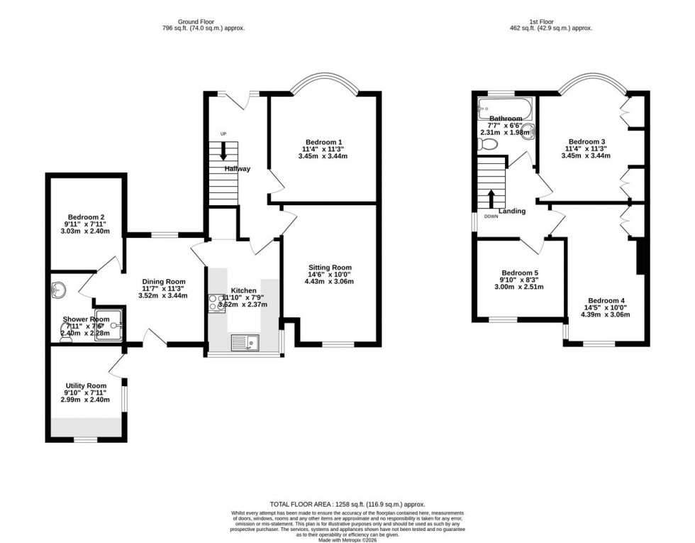 Floorplan for Heslington Lane, Fulford