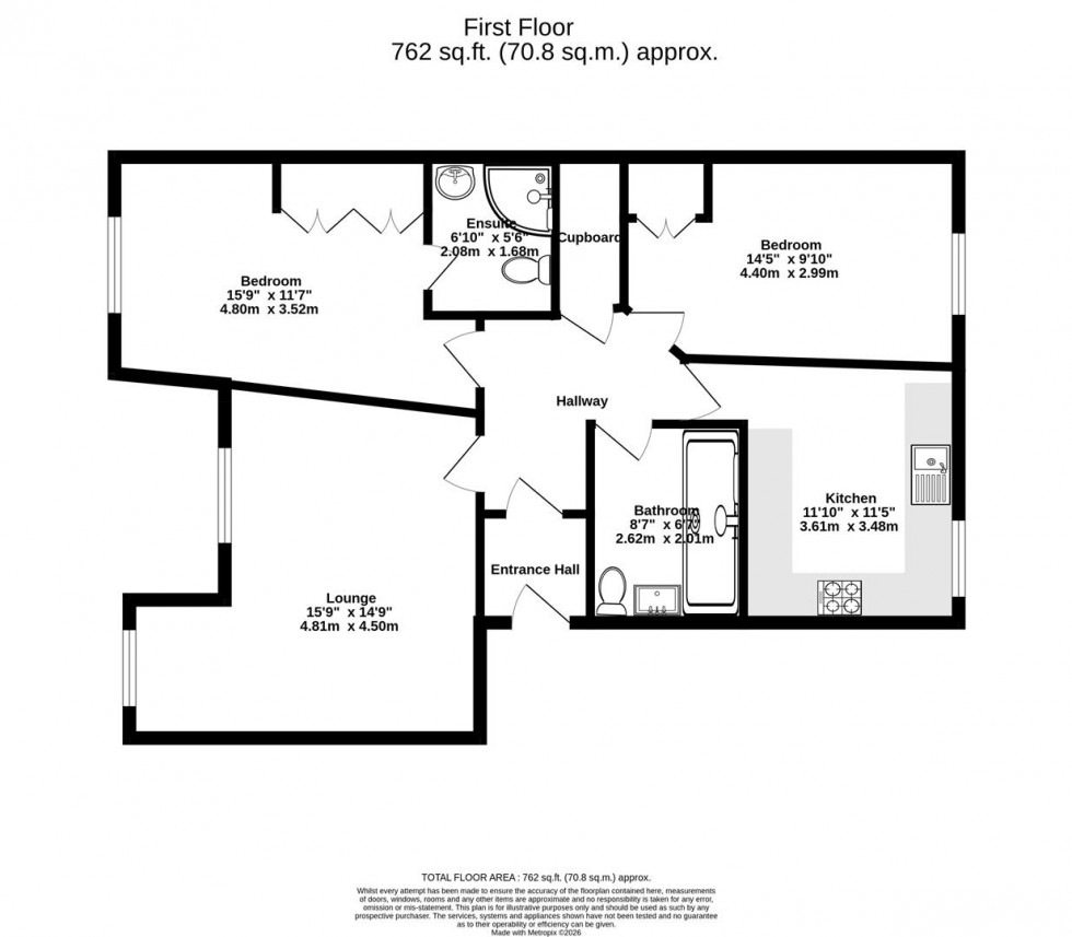 Floorplan for Riverside Lodge, Bishopthorpe Road