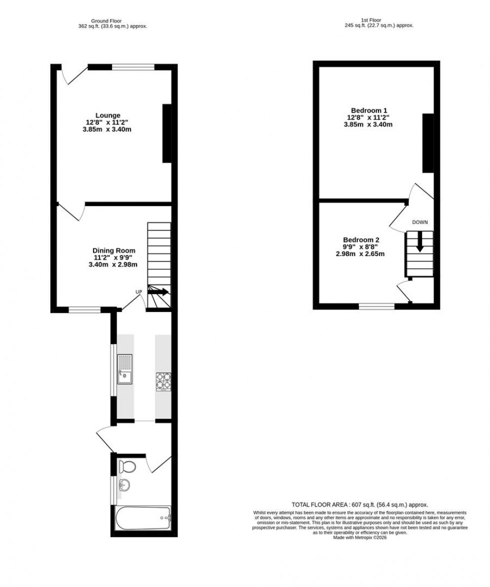 Floorplan for Lower Ebor Street, Clementhorpe