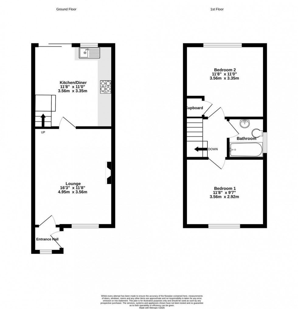 Floorplan for Tamworth Road, Off Water Lane