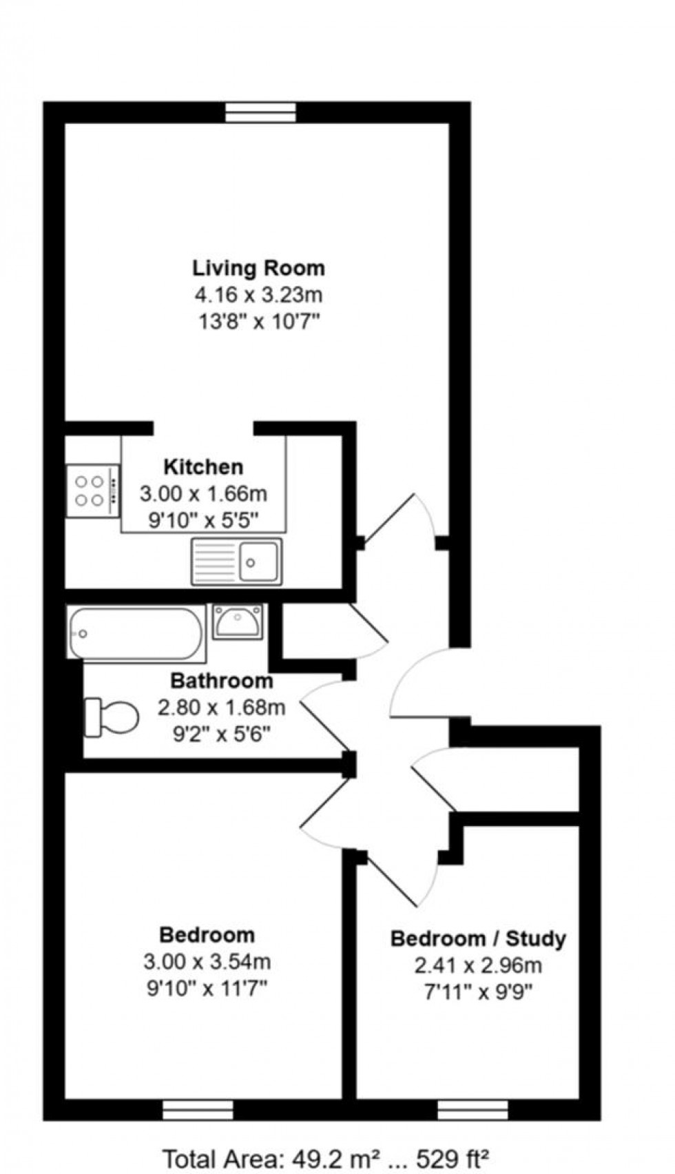 Floorplan for Lawrence Street