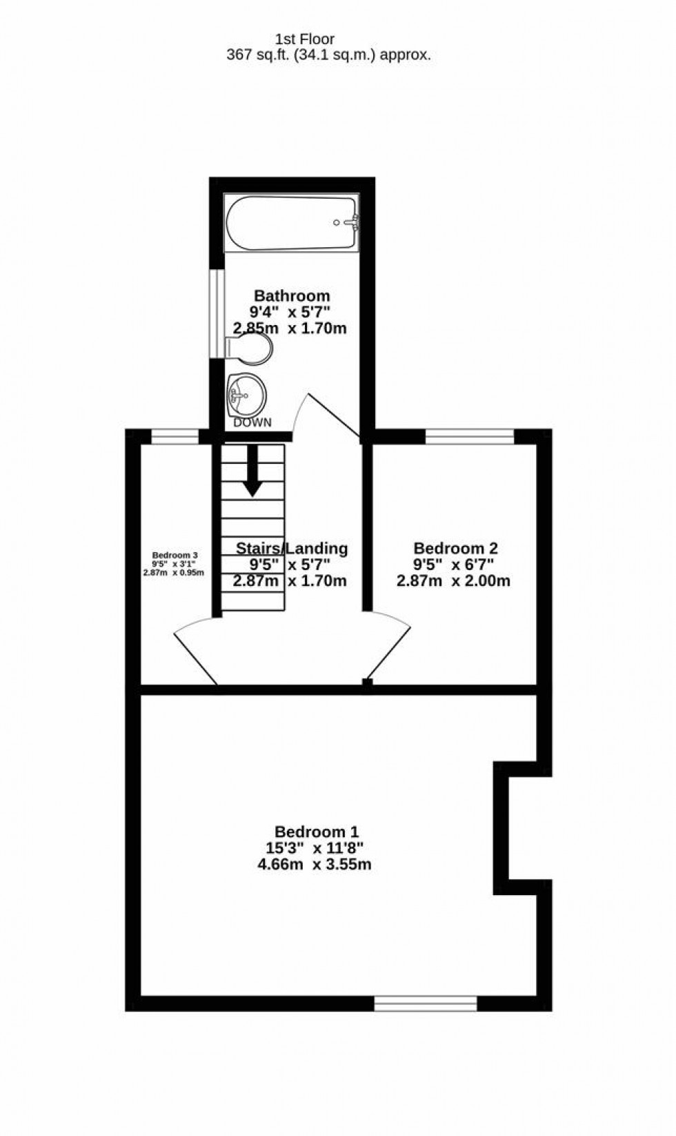 Floorplan for Moor Lane, Strensall, York