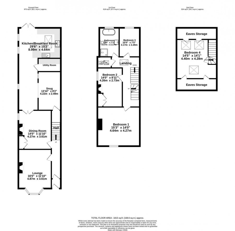 Floorplan for Main Street, Copmanthorpe