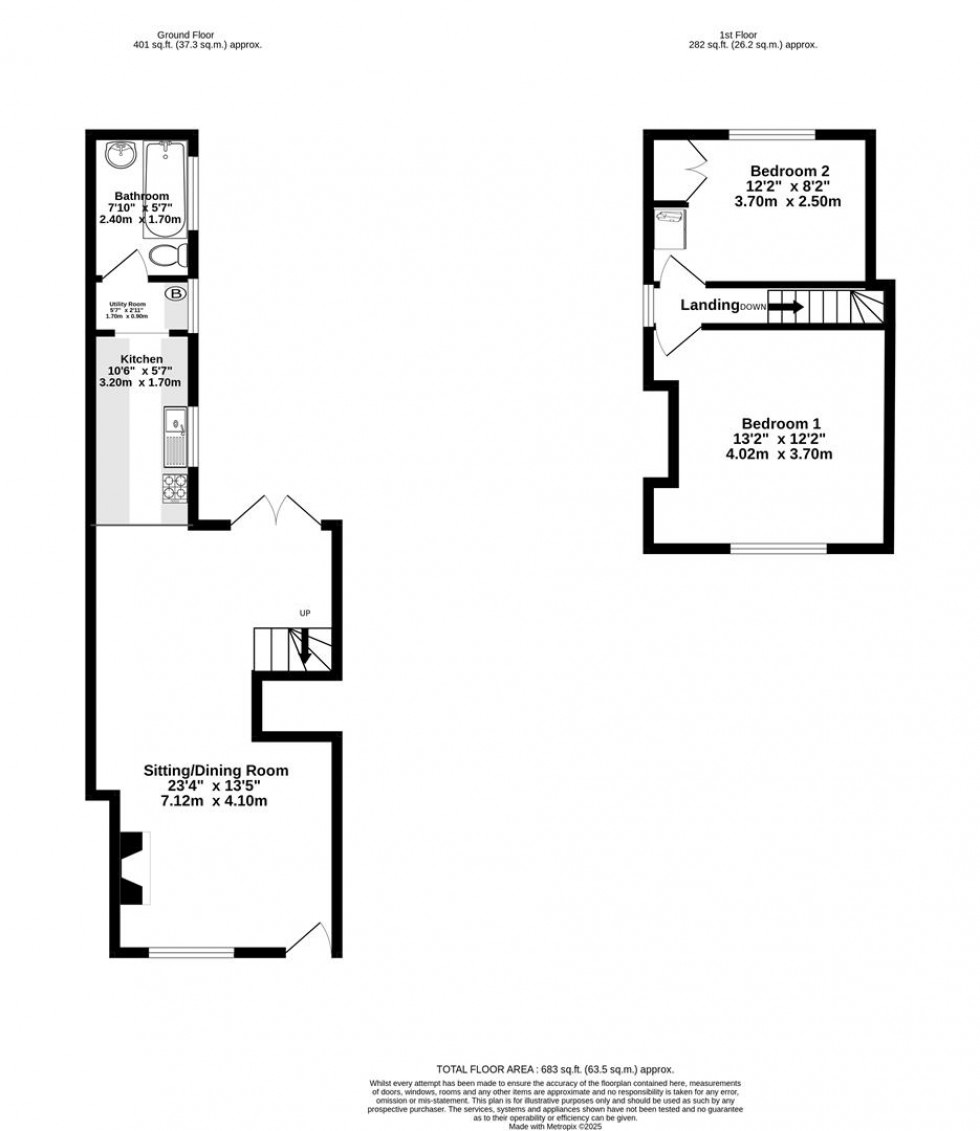 Floorplan for Main Street, Helperby, York