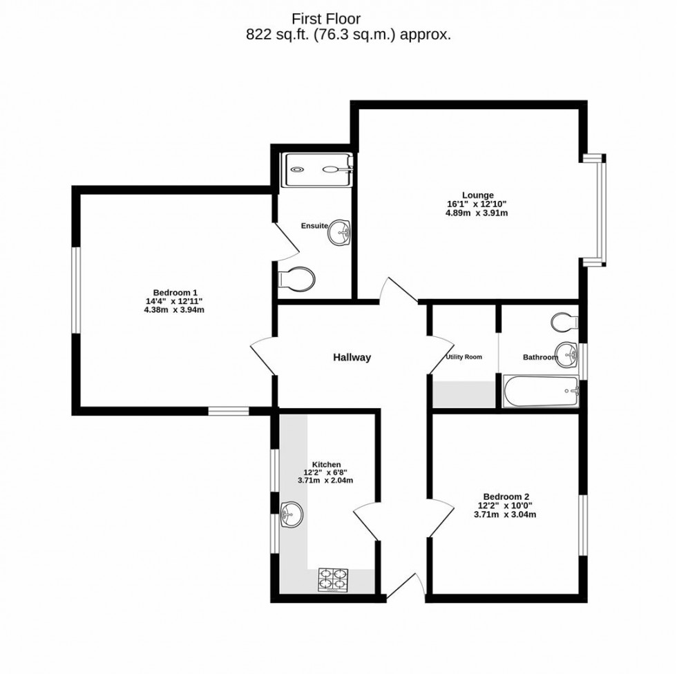 Floorplan for St Georges Place, Tadcaster Road
